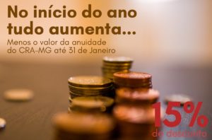 Read more about the article CRA-MG divulga valores de anuidades para 2020
