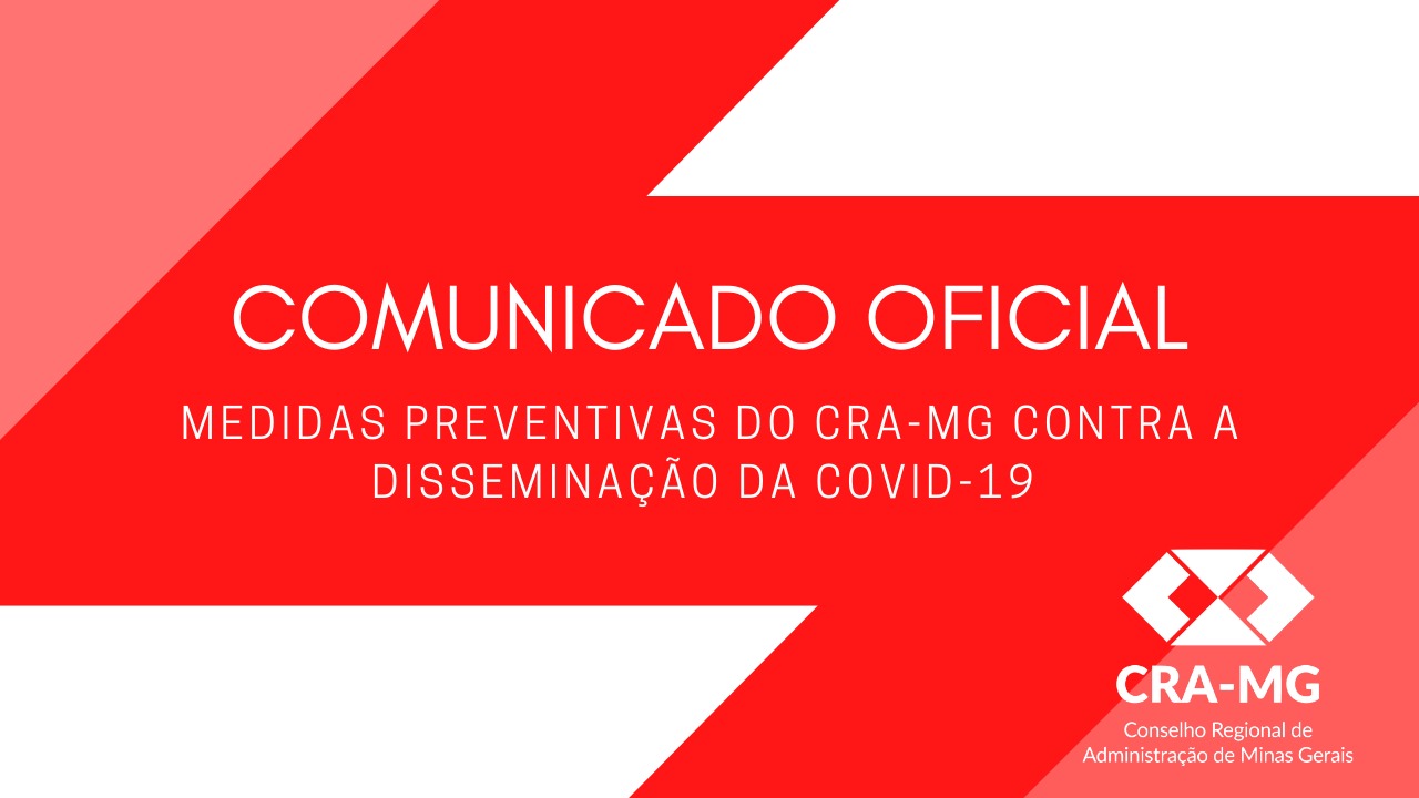 Read more about the article Comunicado Oficial do CRA-MG