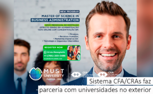 Read more about the article Convênios são com a MUST University (USA) e com a UFP (Portugal)