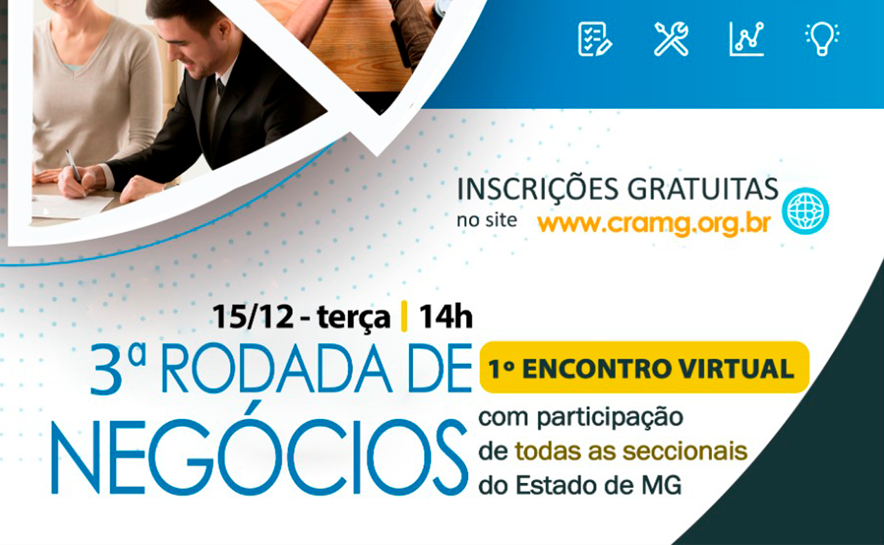 You are currently viewing 3ª Rodada de Negócios – 1º Encontro Virtual