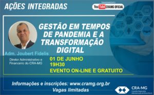 Read more about the article Transformação Digital e Pandemia serão temas de Palestra Magna