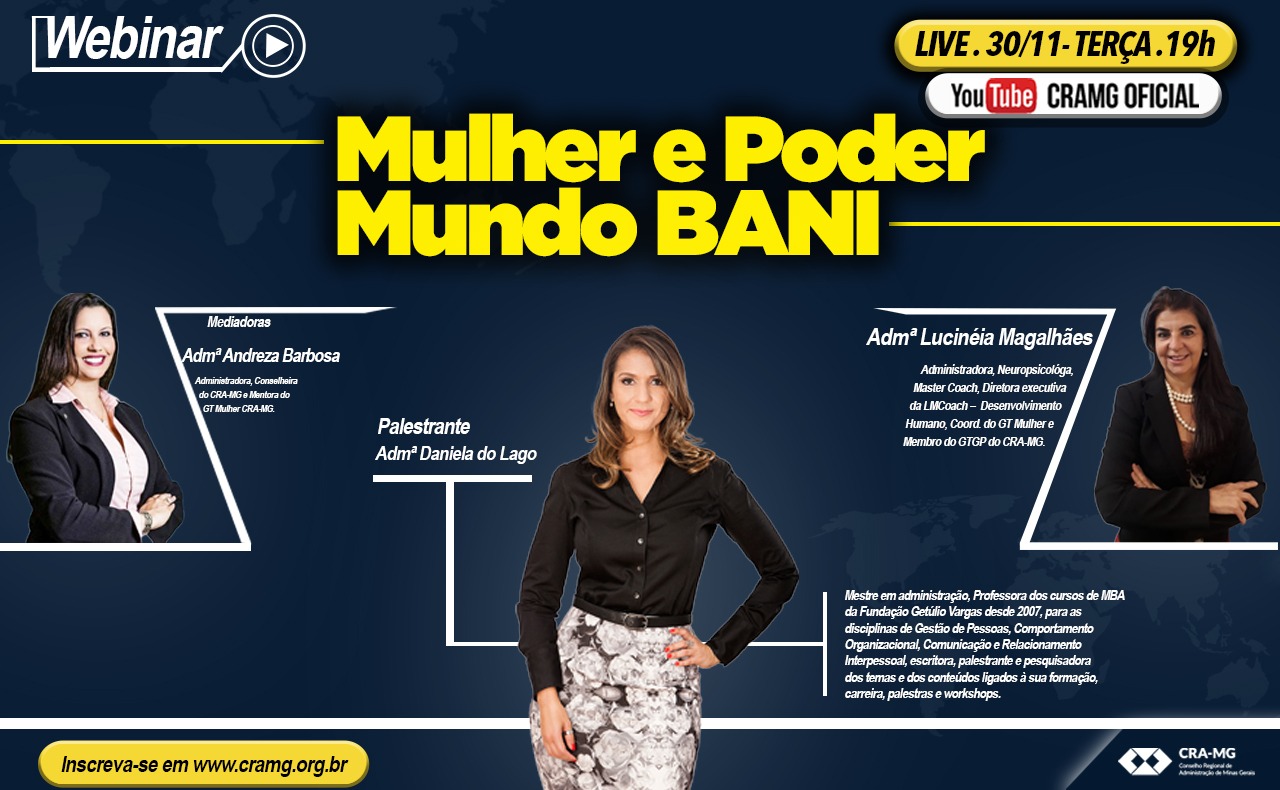 Read more about the article Webinar: Mulher e Poder Mundo BANI