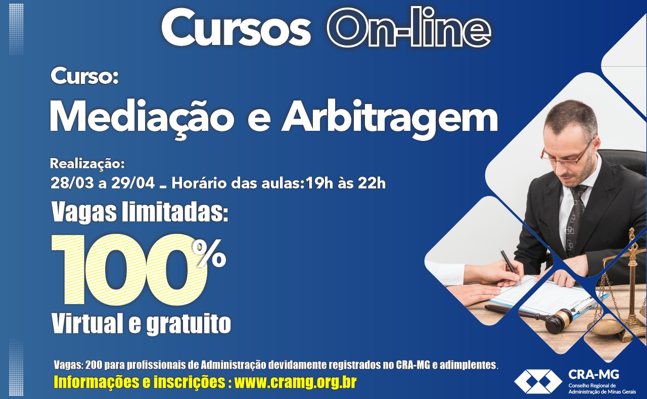 You are currently viewing Curso “Mediação e Arbitragem”
