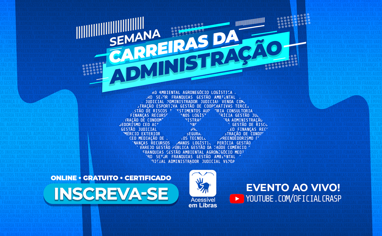 You are currently viewing De 25 a 28 de abril, CRA-SP realiza a semana Carreiras da Administração
