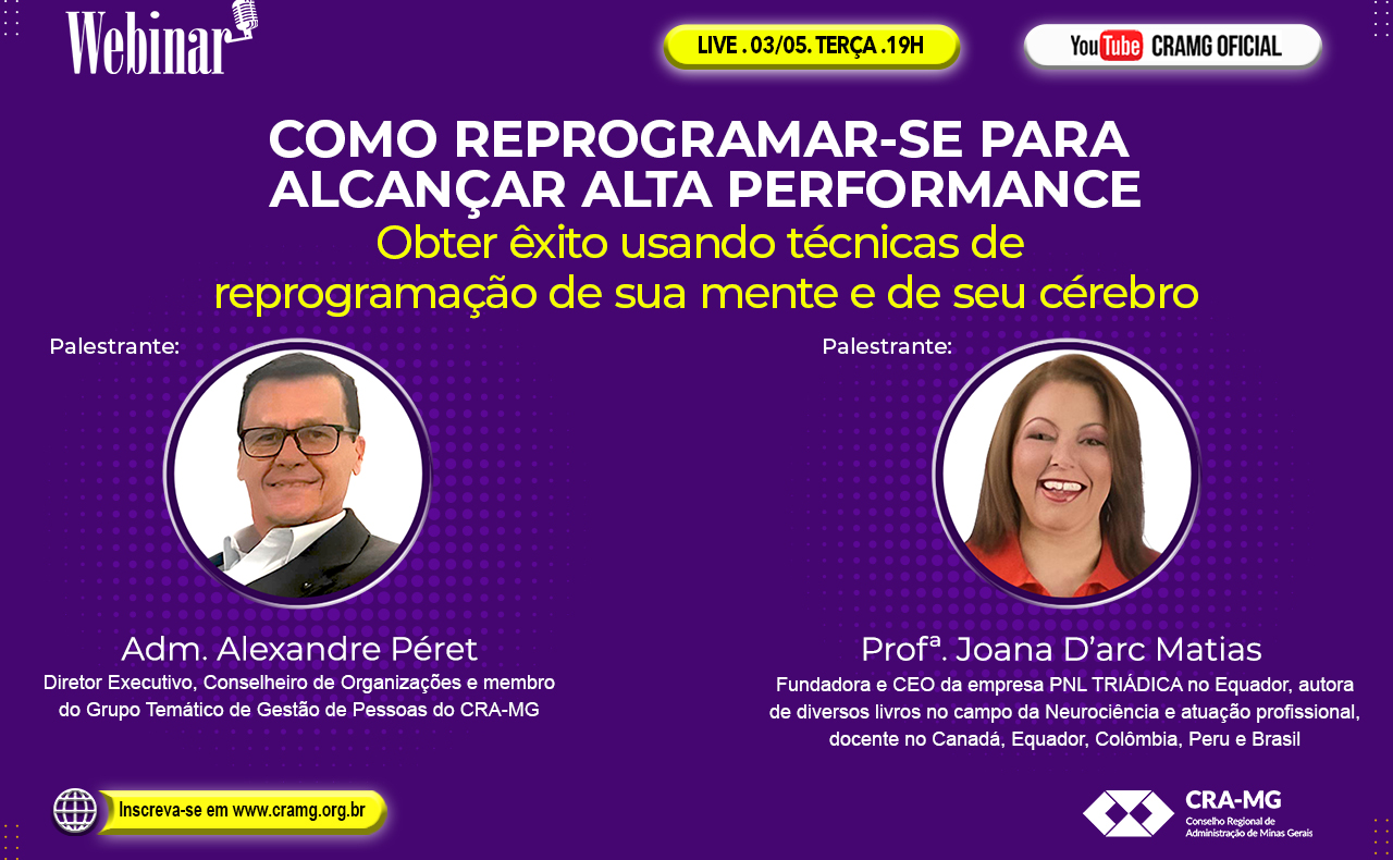 Read more about the article Webinar: Como reprogramar-se para alcançar alta performance