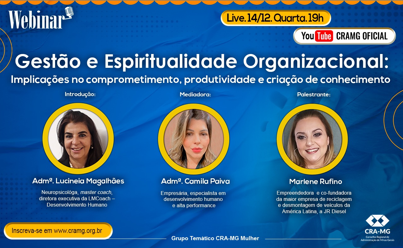 Read more about the article Webinar: Gestão e Espiritualidade Organizacional