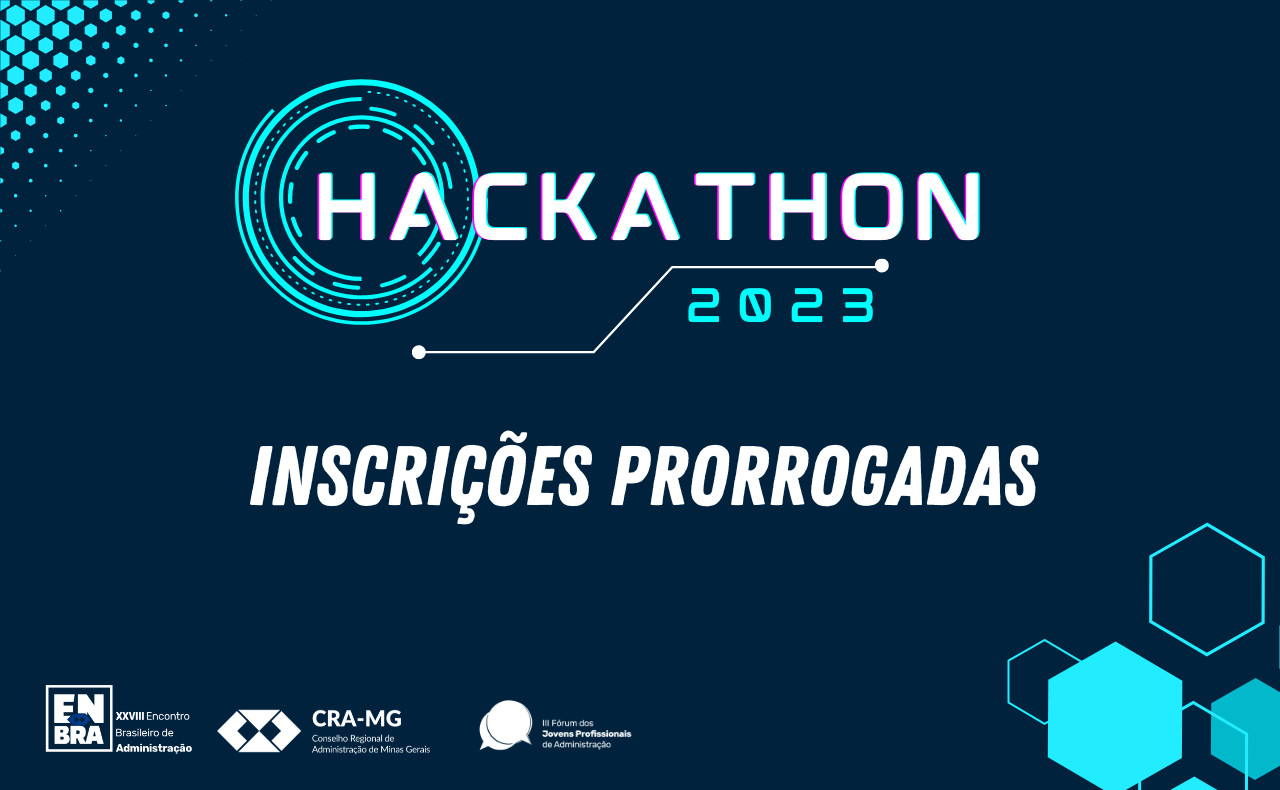 Você está visualizando atualmente Inscrições para o Hackathon CRA-MG 2023 foram prorrogadas